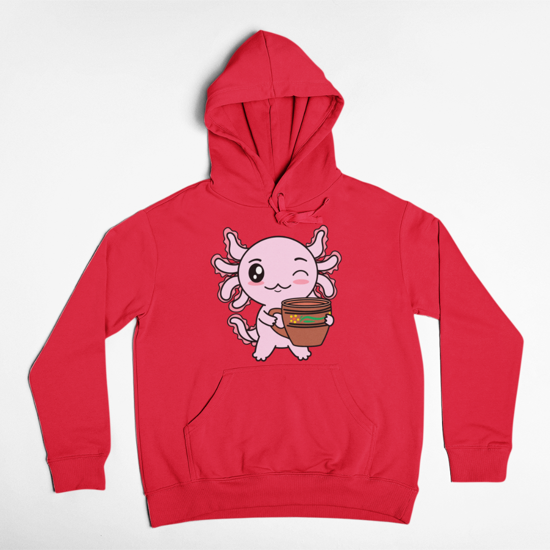 Hoodie Axolotzin Pulquero Ajolote Unisex