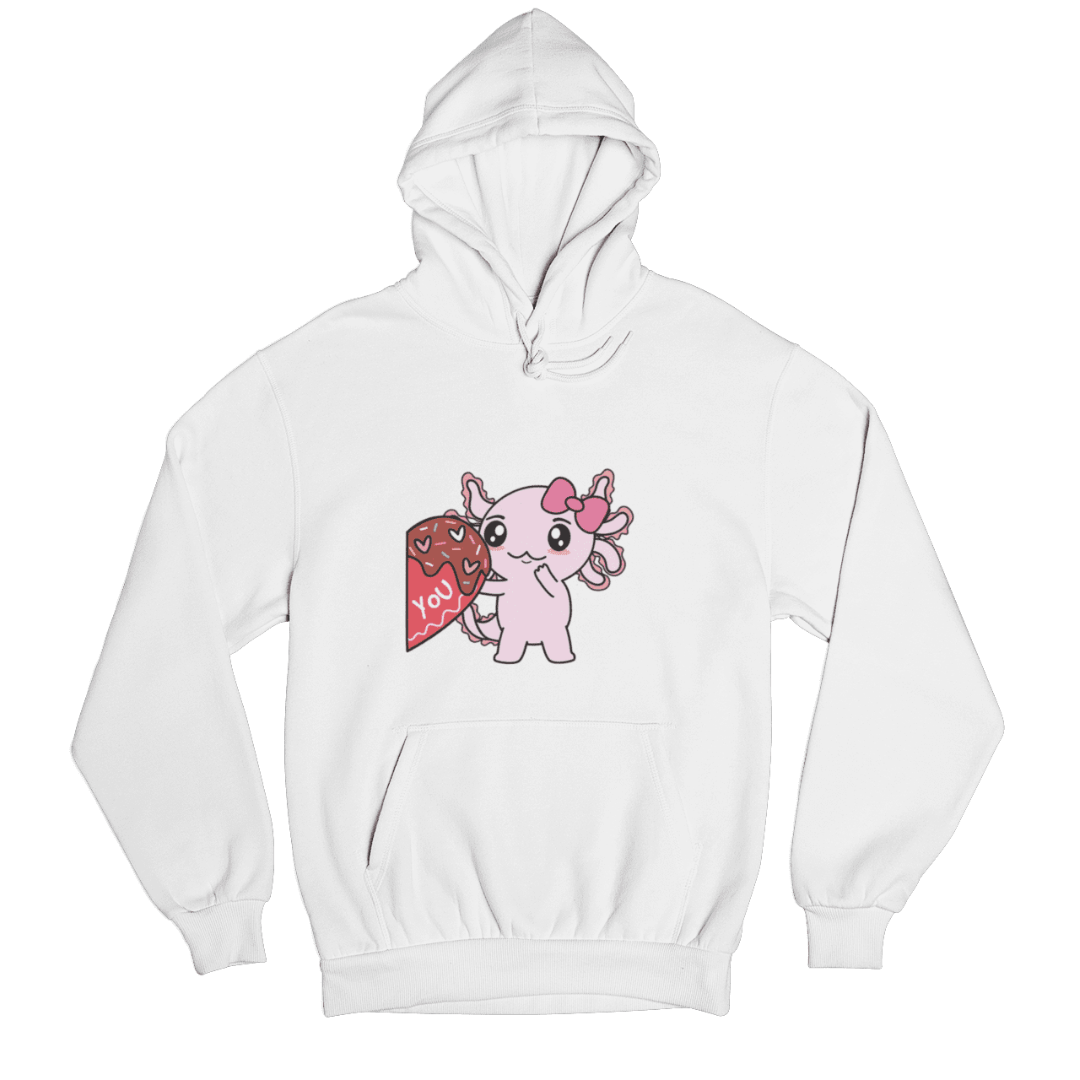Hoodie Axolotzin Love You Ajolote Unisex