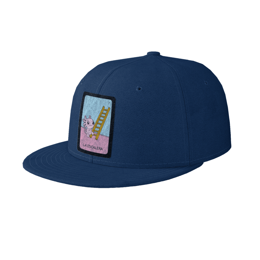 Gorra Unisex Plana Axoloteria La Escalera Ajolote