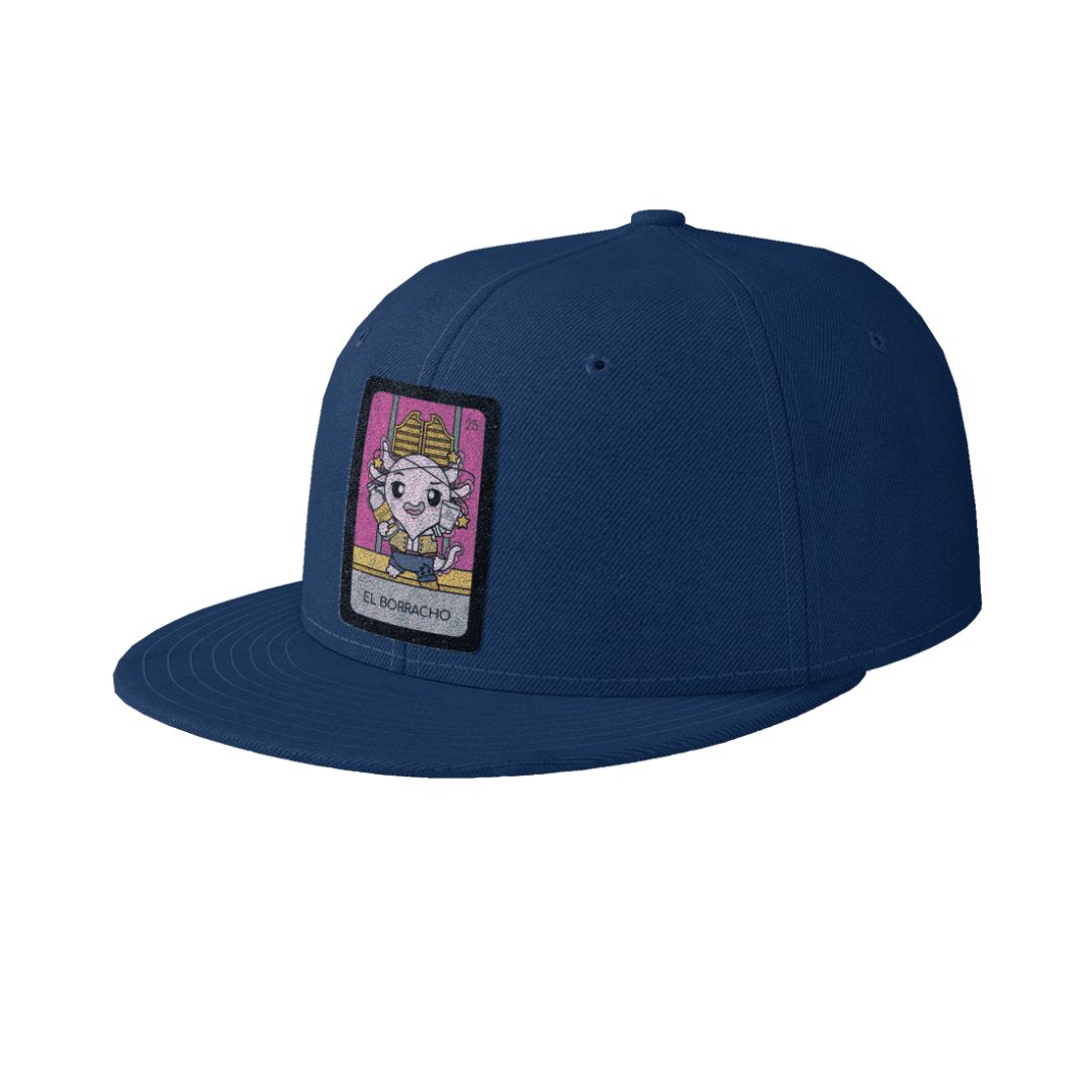 Gorra Unisex Plana Axoloteria El Borracho Ajolote
