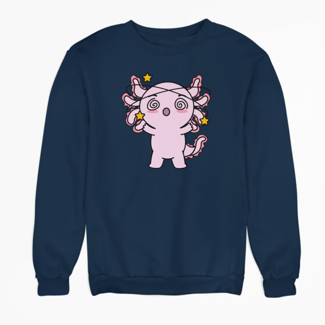 Sudadera Axolotzin Mareado Ajolote Unisex