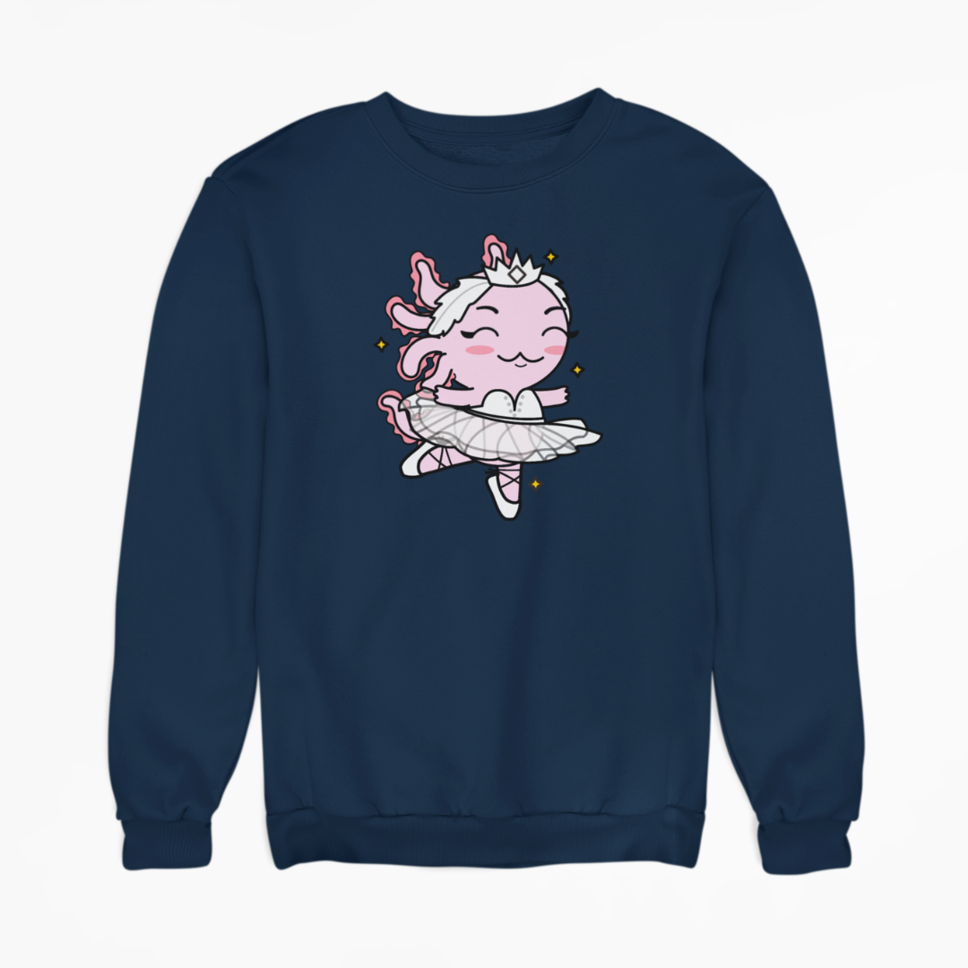 Sudadera Axolotzin Bailarina De Ballet Ajolote Unisex