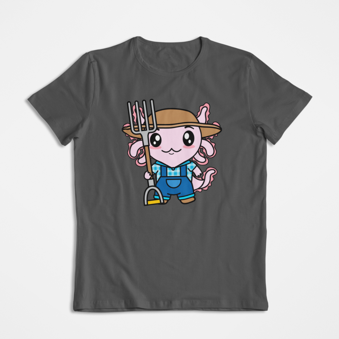 Playera Axolotzin Granjero Ajolote
