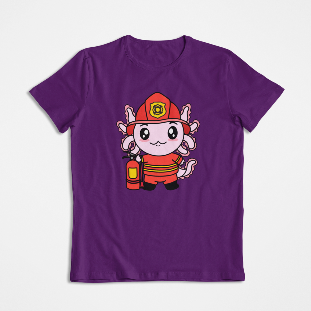 Playera Axolotzin Bombero Ajolote