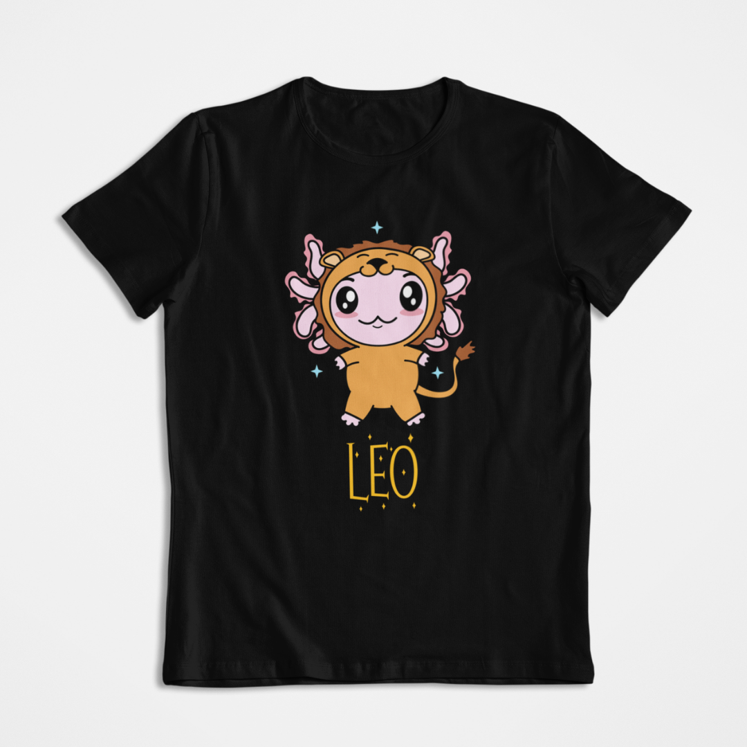 Playera Axolotzin Horoscopos Nombre Leo Ajolote