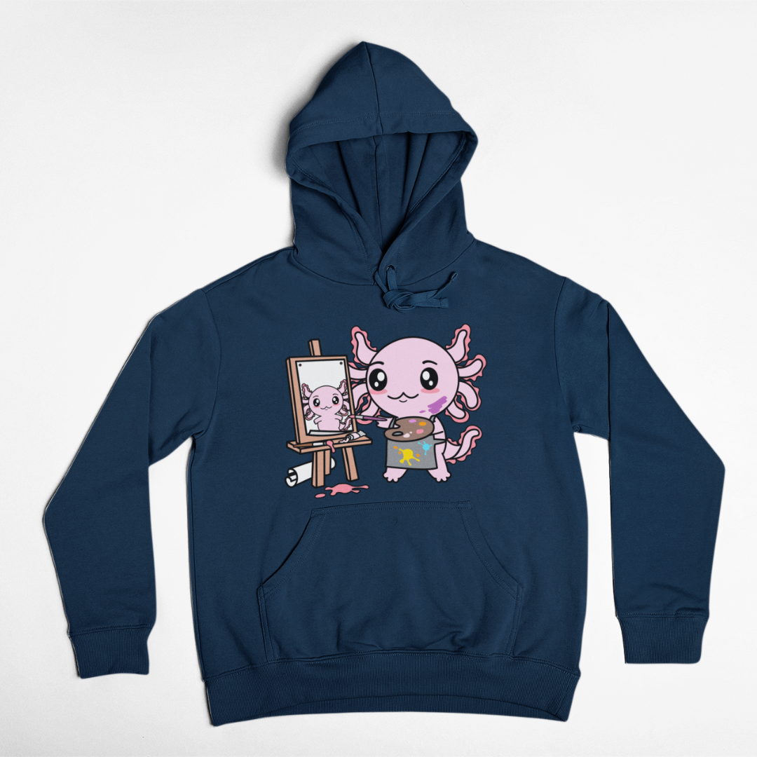 Hoodie Axolotzin Autorretrato Ajolote Unisex