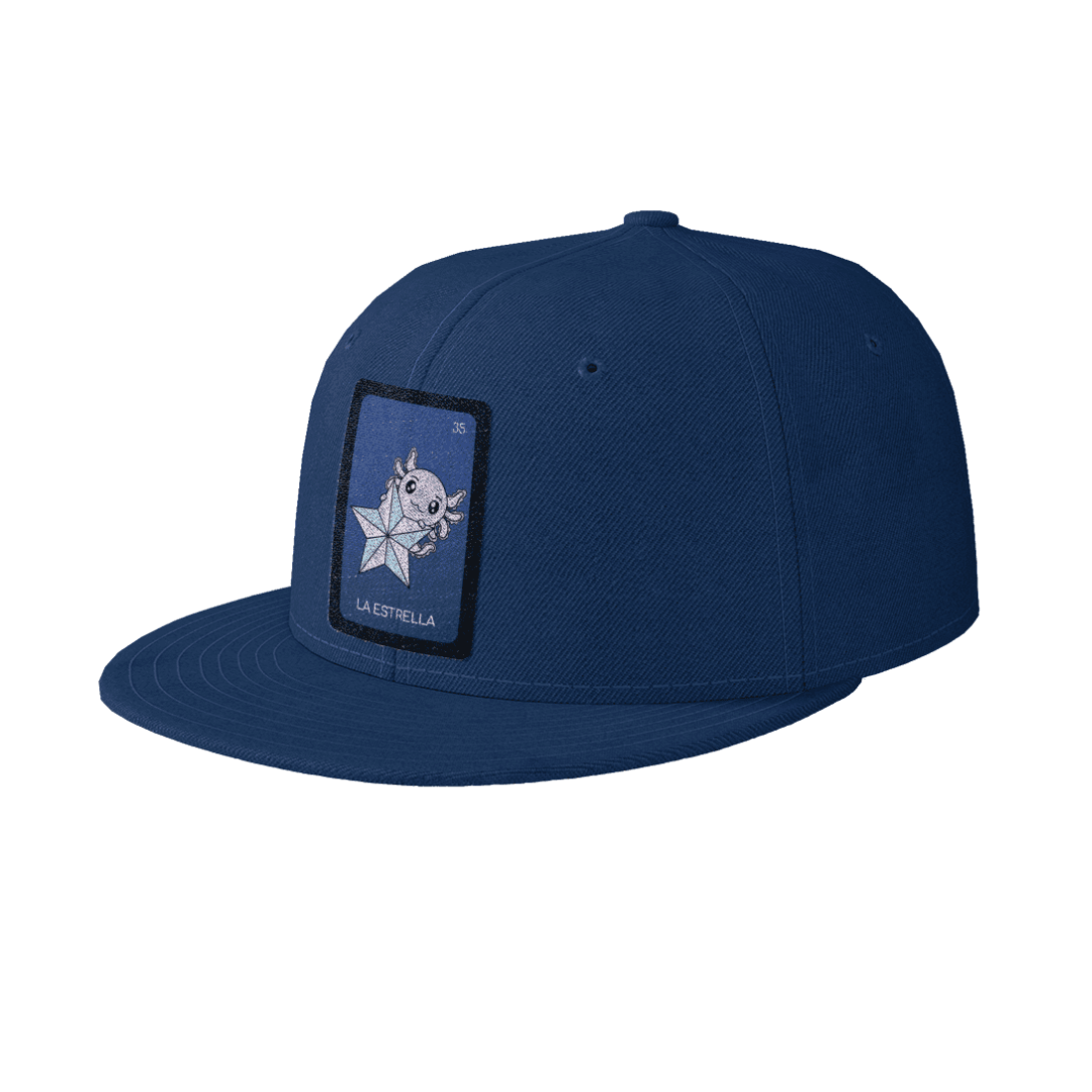 Gorra Unisex Plana Axoloteria La Estrella Ajolote