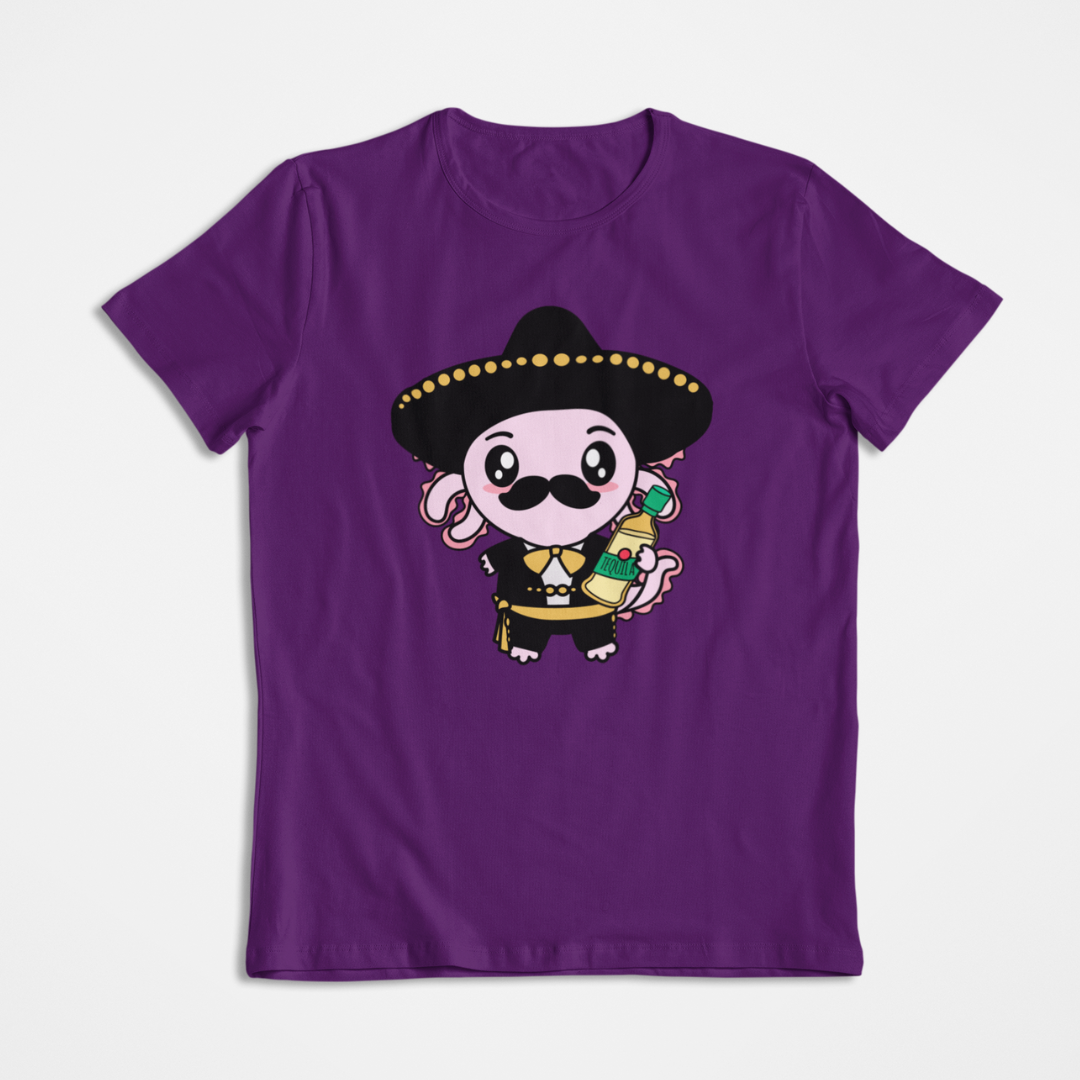 Playera Axolotzin Mariachi Ajolote