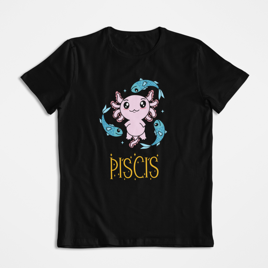 Playera Axolotzin Horoscopos Nombre Piscis Ajolote