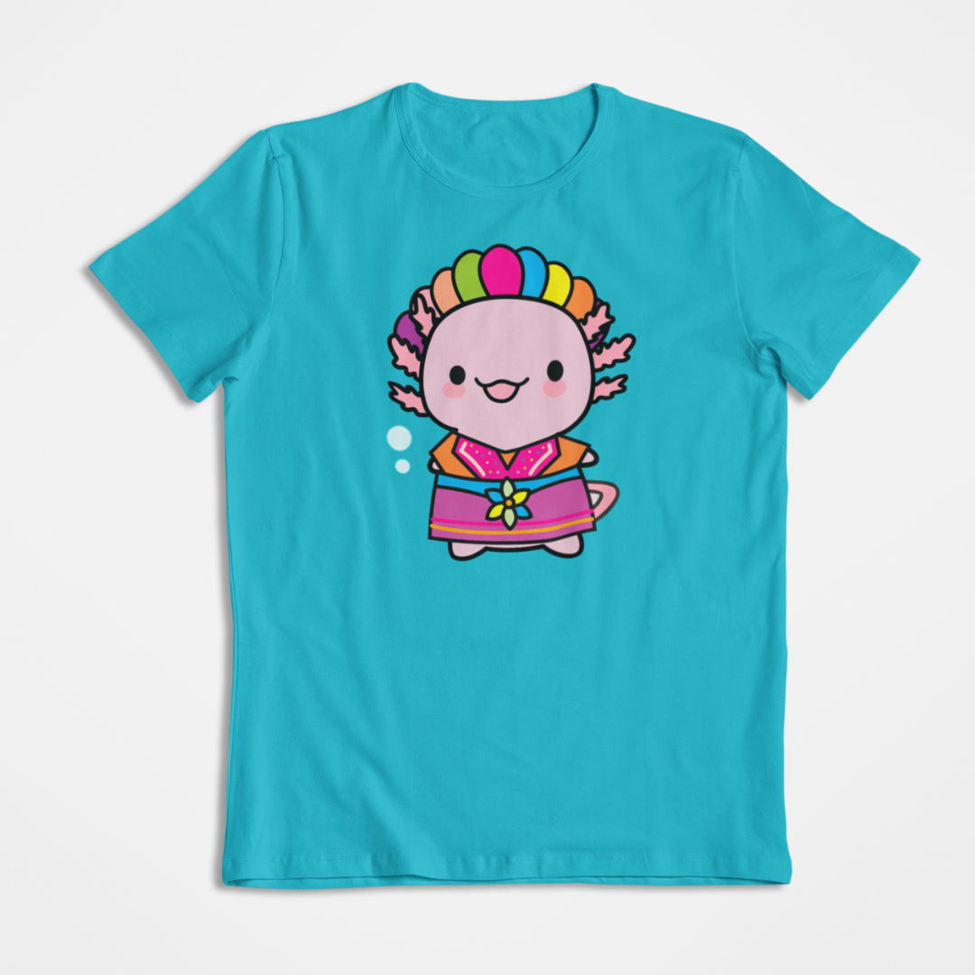 Playera Ajolotita Mexicana Xo The Monster