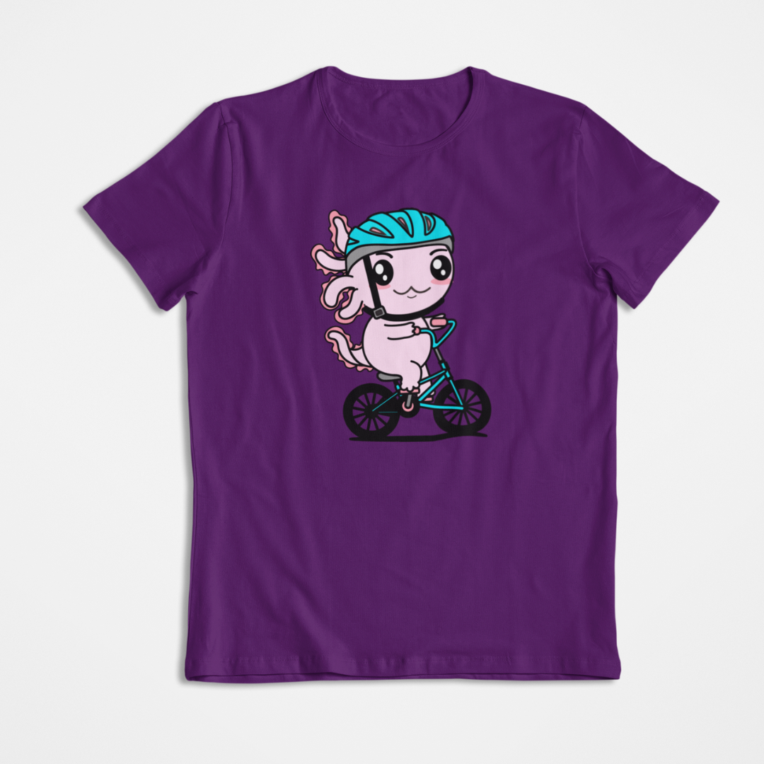 Playera Axolotzin Ciclista Ajolote