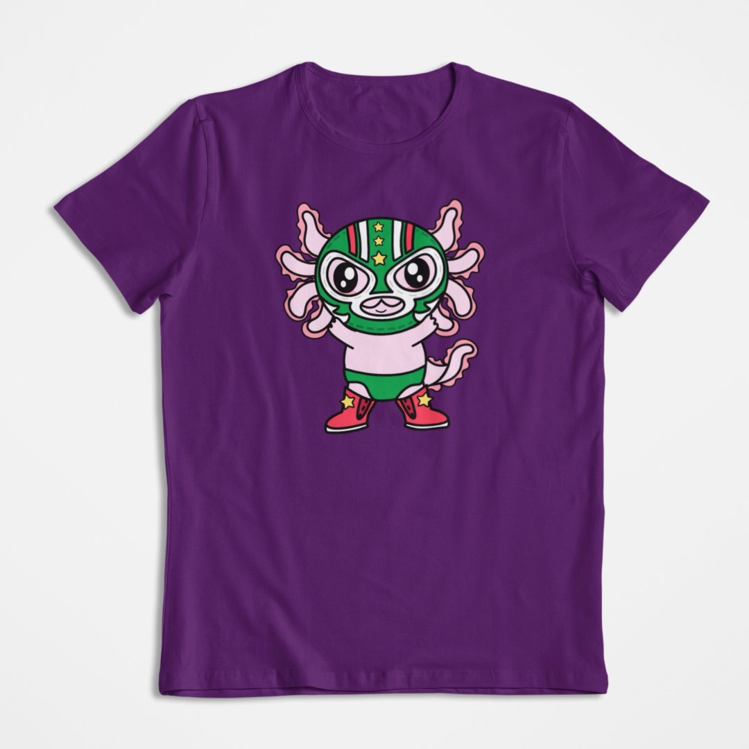 Playera Axolotzin Luchador Ajolote