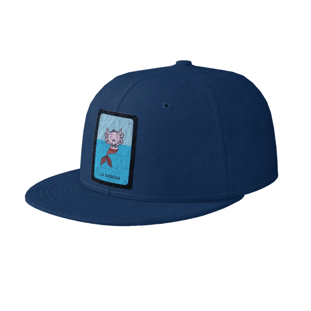 Gorra Unisex Plana Axoloteria La Sirena Ajolote