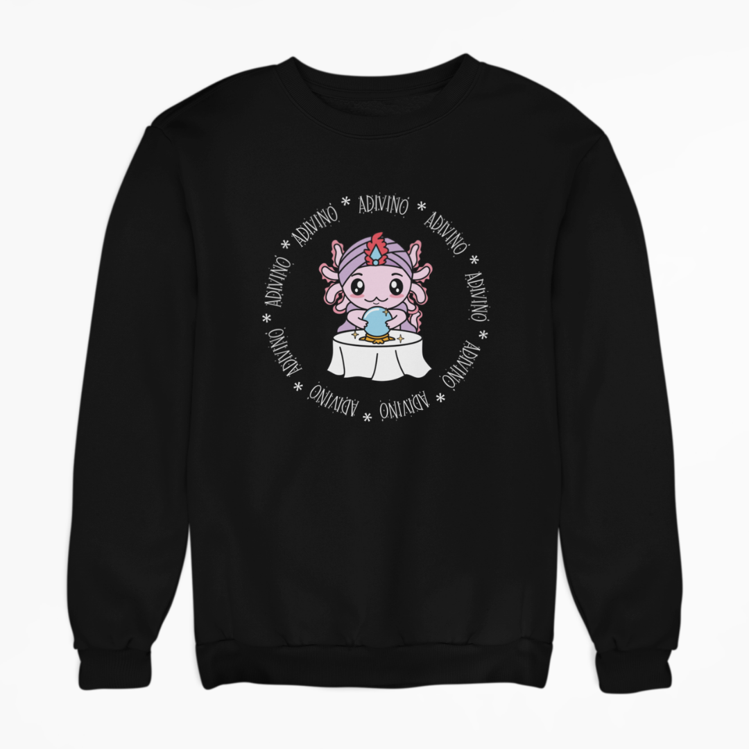 Sudadera Axolotzin Horóscopos Aro Adivino Ajolote Unisex
