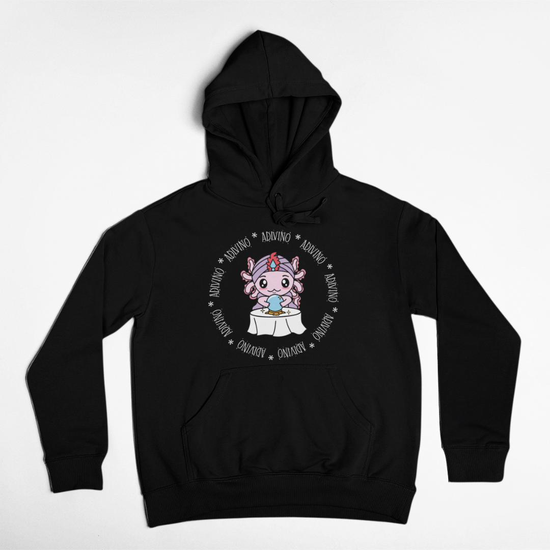 Hoodie Axolotzin Horóscopos Aro Adivino Ajolote Unisex