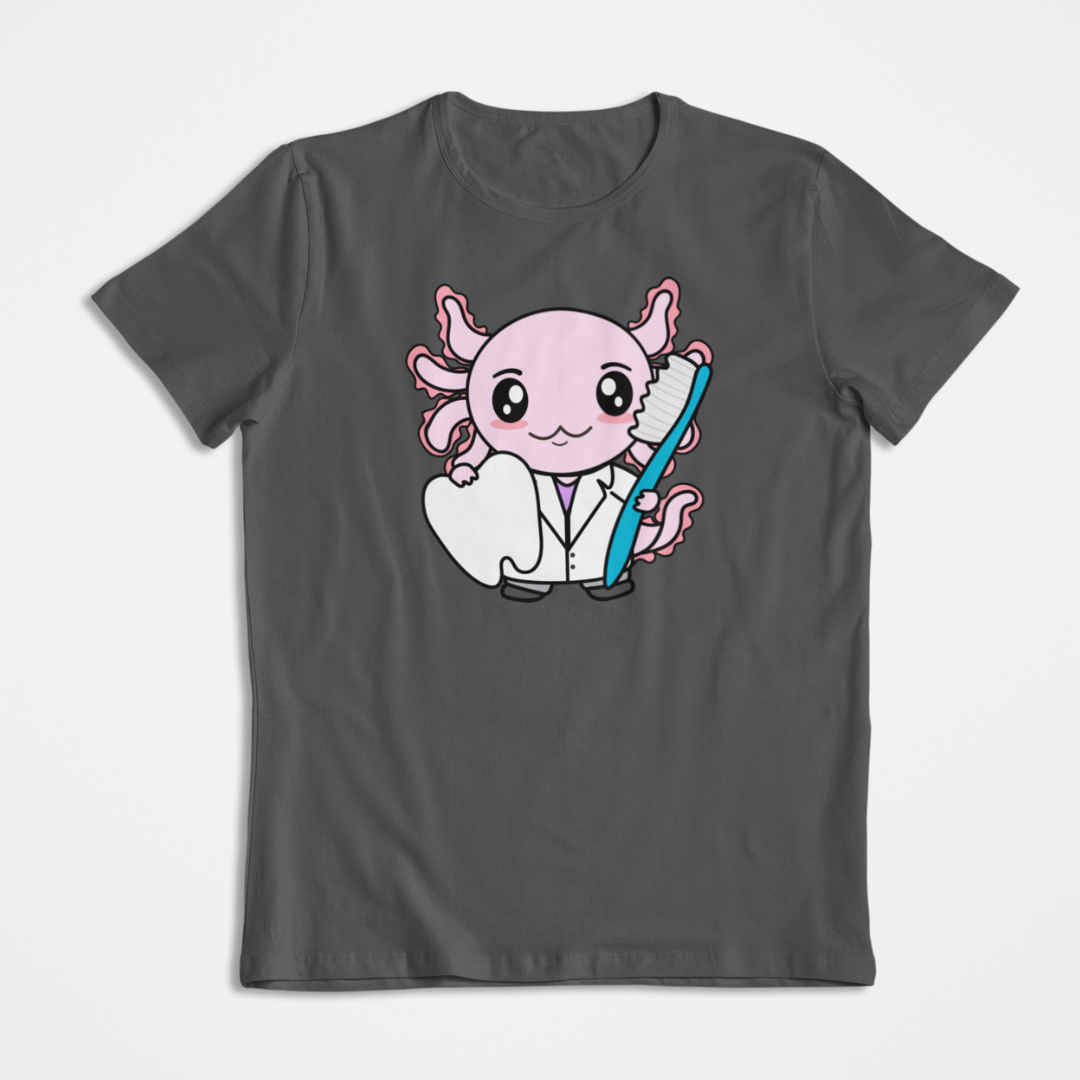 Playera Axolotzin Dentista Ajolote