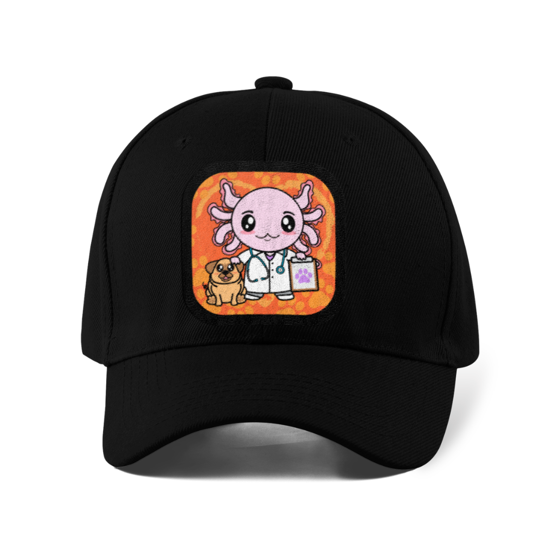 Gorra Unisex Curva Axolotzin Veterinario