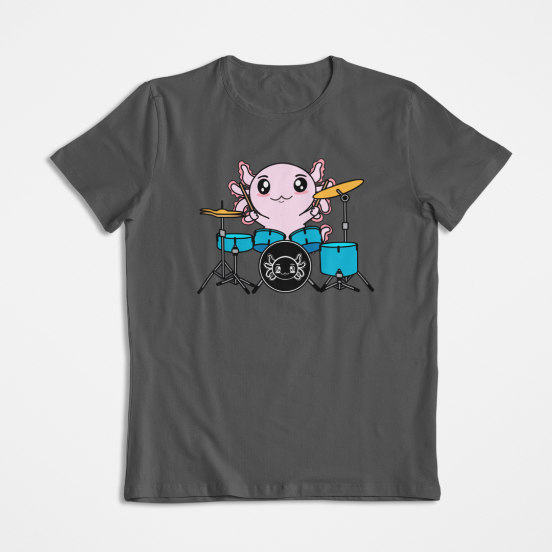 Playera Axolotzin Baterista Ajolote