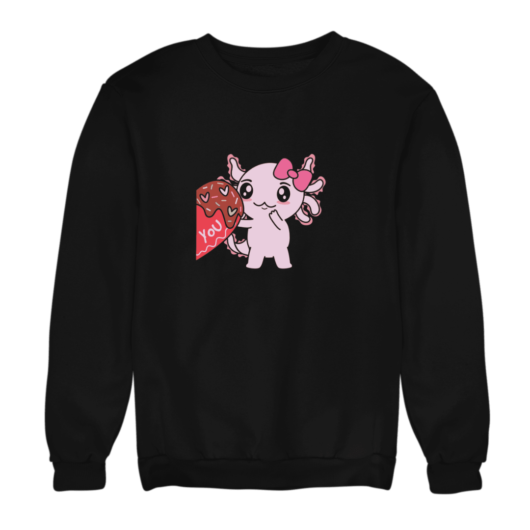 Sudadera Axolotzin Love You Ajolote Unisex