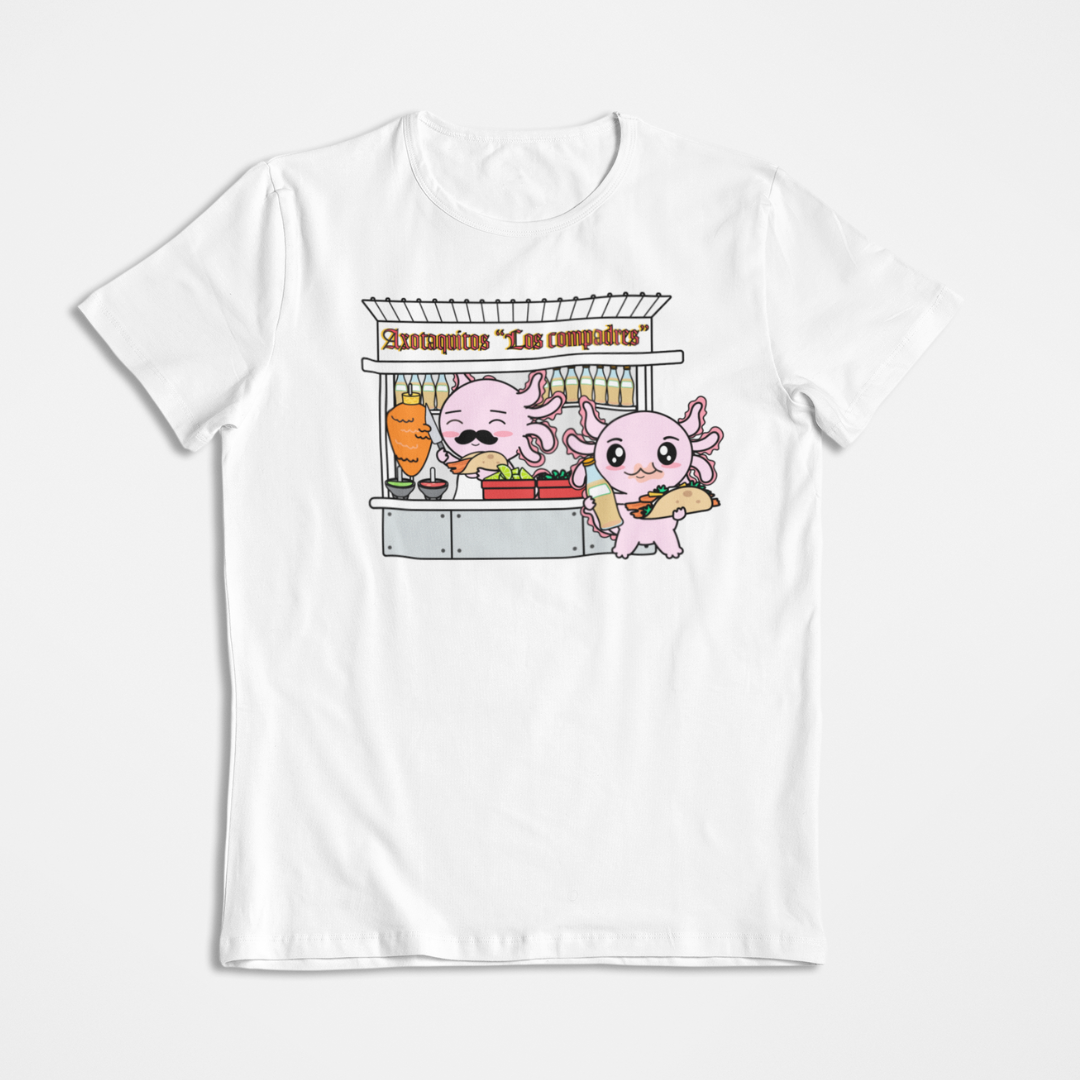 Playera Axolotzin Puesto De Tacos Ajolote