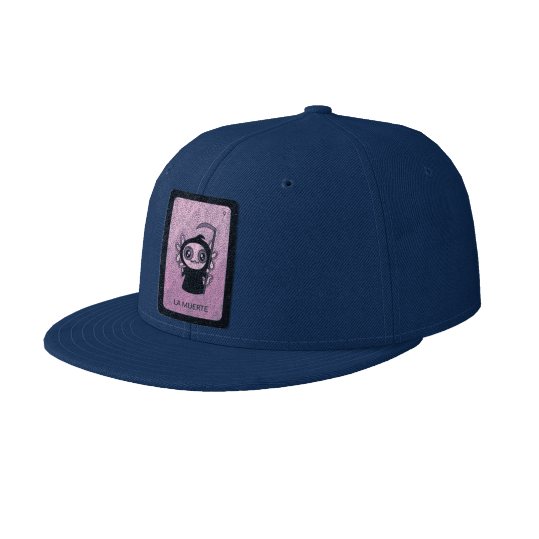 Gorra Unisex Plana Axoloteria La Muerte Ajolote