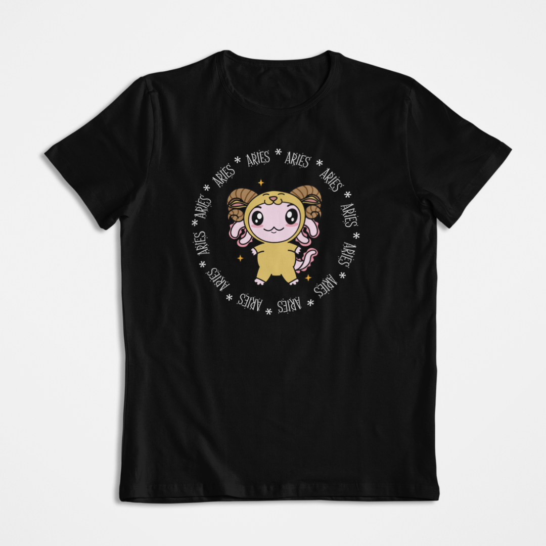 Playera Axolotzin Horoscopos Aro Aries Ajolote