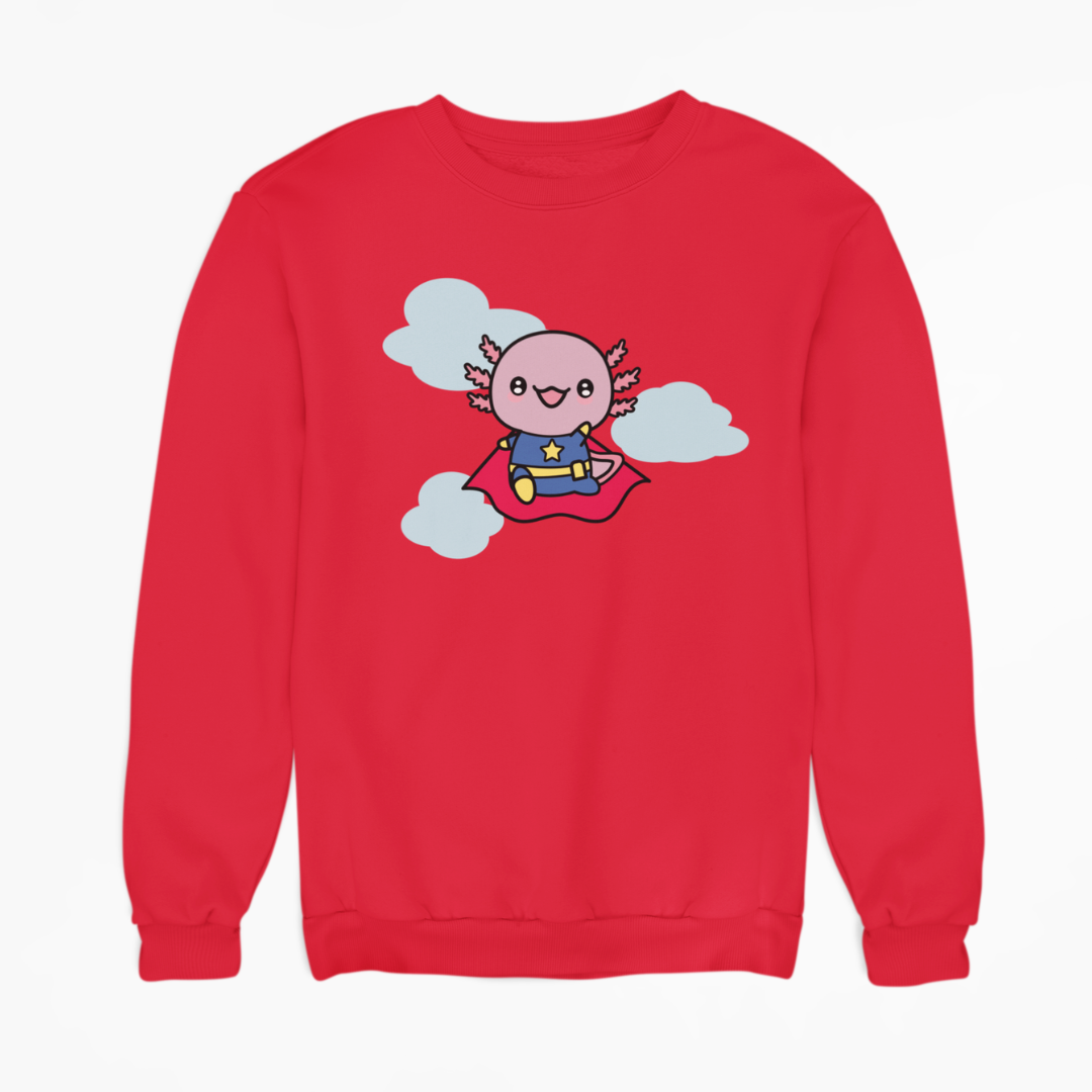 Sudadera Ajolote Super Heroe Xo The Monster