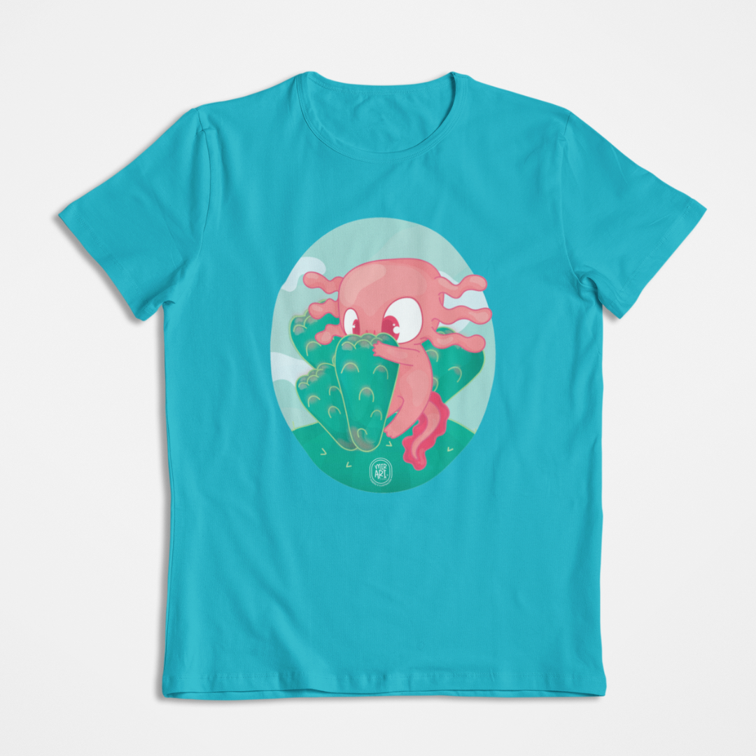 Playera Ajolotito Nopalito Mirari Chan