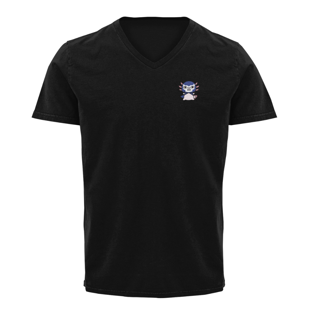 Playera "V" Ajolote Demonio Xo The Monster