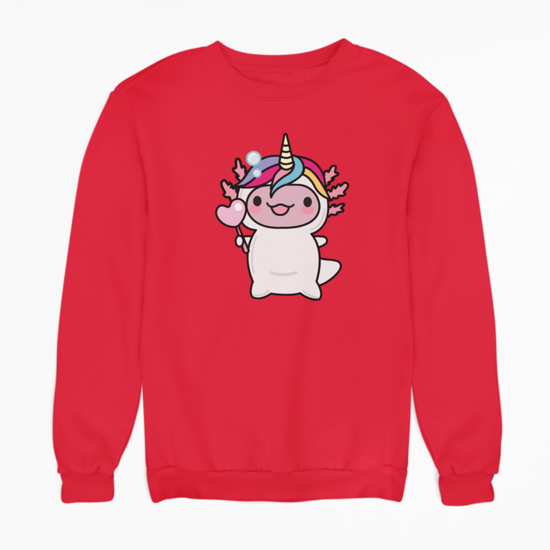 Sudadera Ajolote Unicornio Xo The Monster