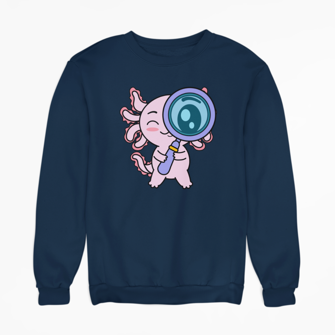 Sudadera Axolotzin Curioso Ajolote Unisex