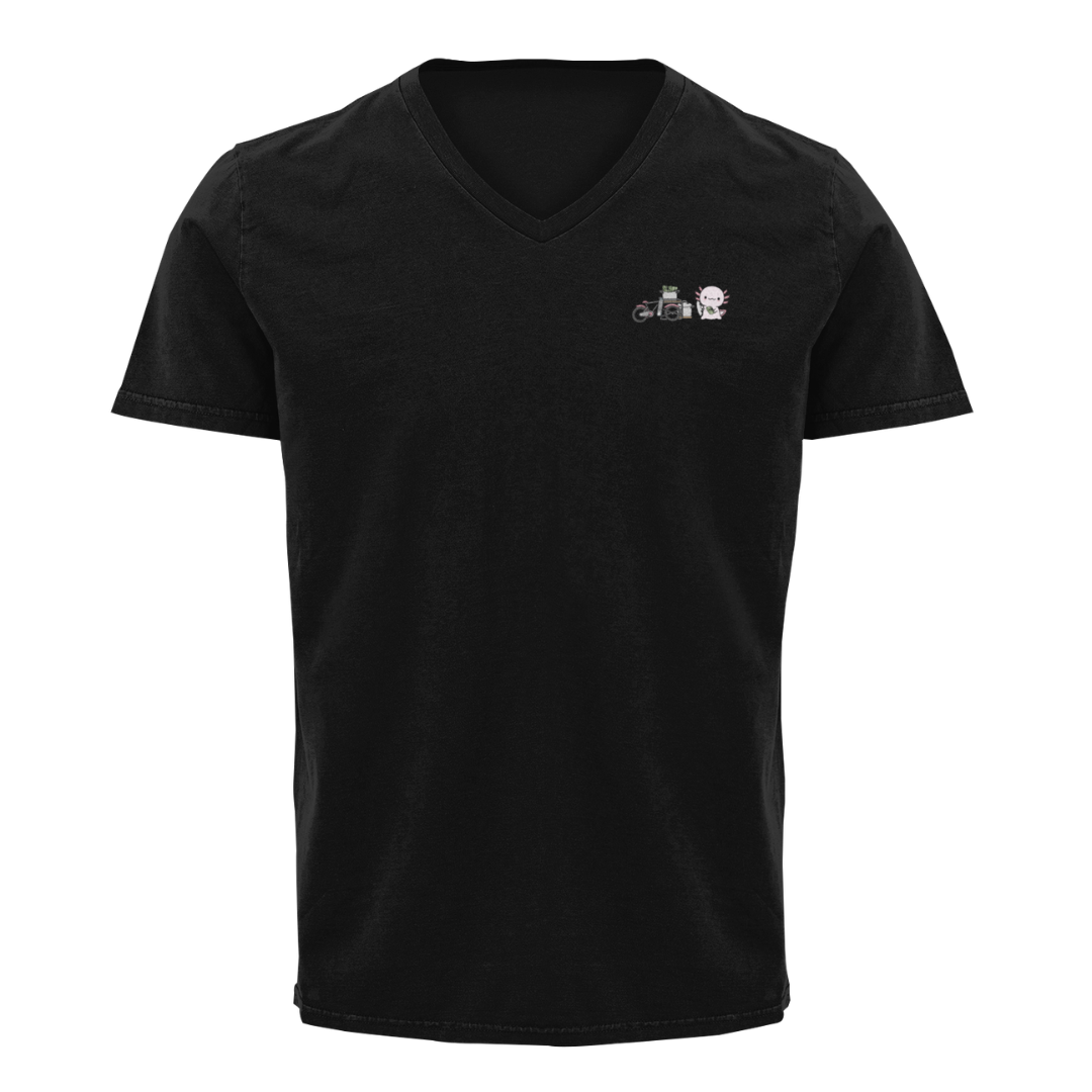 Playera "V" Ajolote Tamalero Xo The Monster