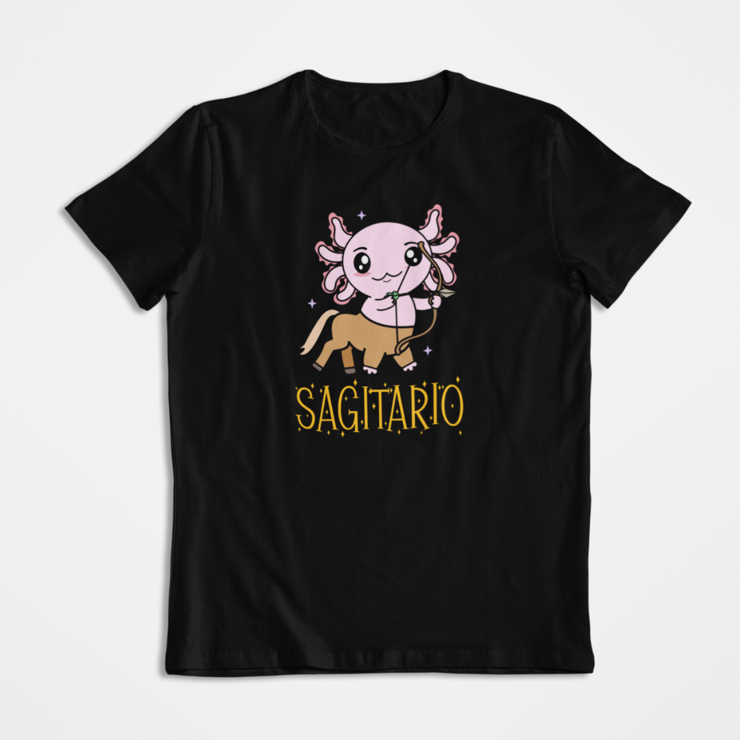 Playera Axolotzin Horoscopos Nombre Sagitario Ajolote