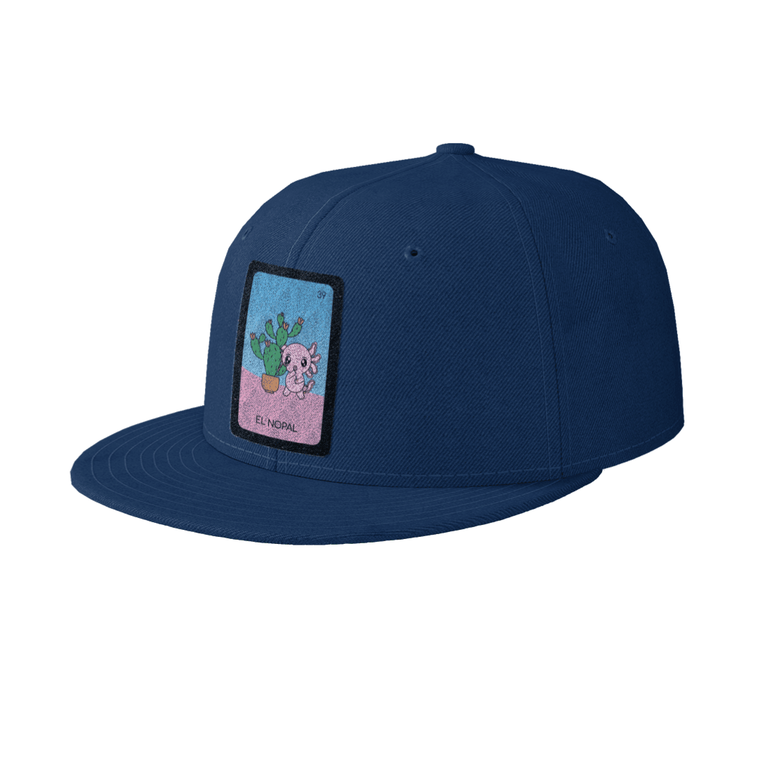 Gorra Unisex Plana Axoloteria El Nopal Ajolote