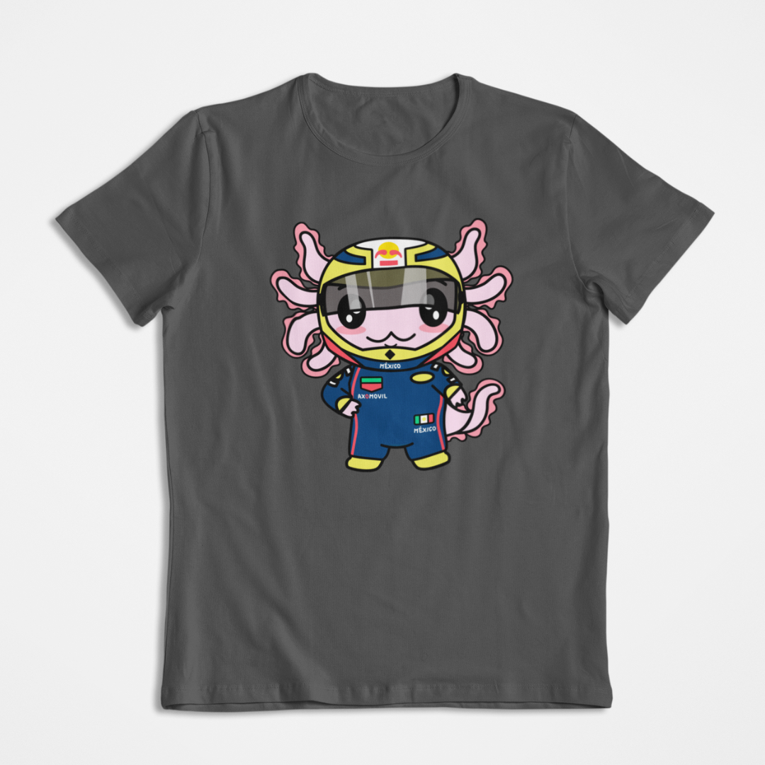Playera Axolotzin Piloto De Carreras Ajolote