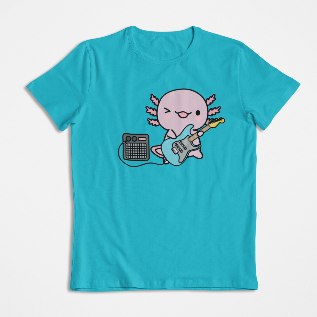 Playera Ajolote Guitarrista Xo The Monster