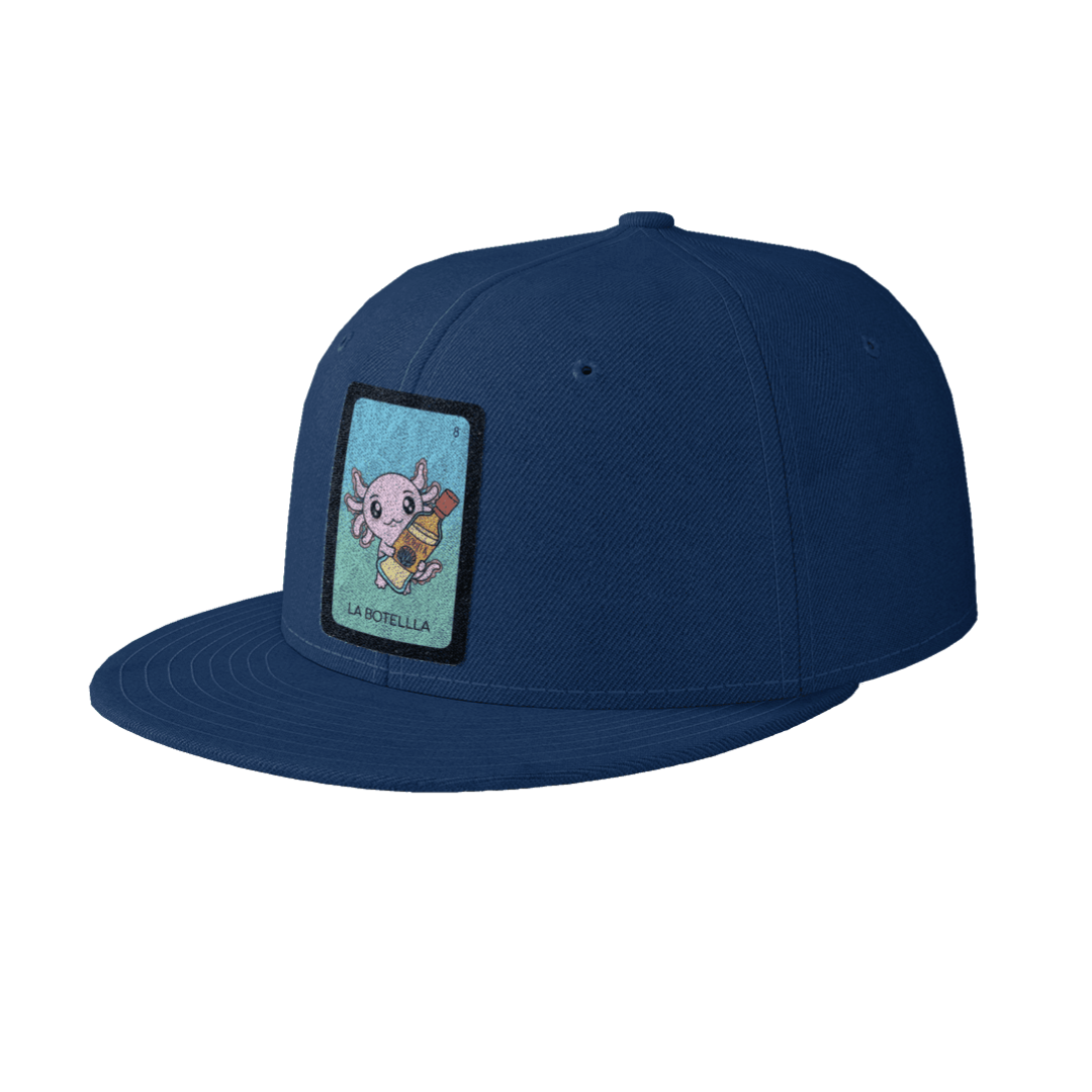 Gorra Unisex Plana Axoloteria La Botella Ajolote