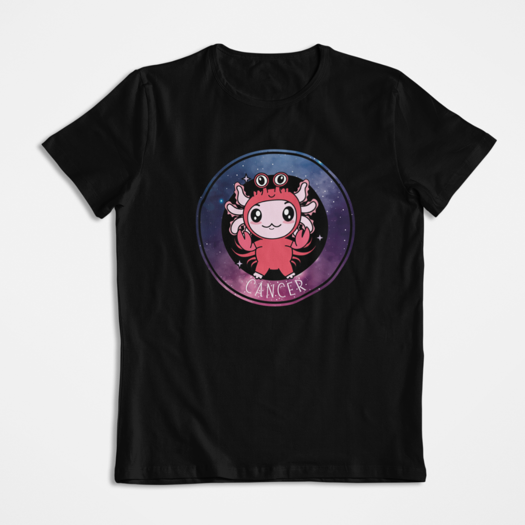 Playera Axolotzin Horoscopos Galaxy Cancer Ajolote