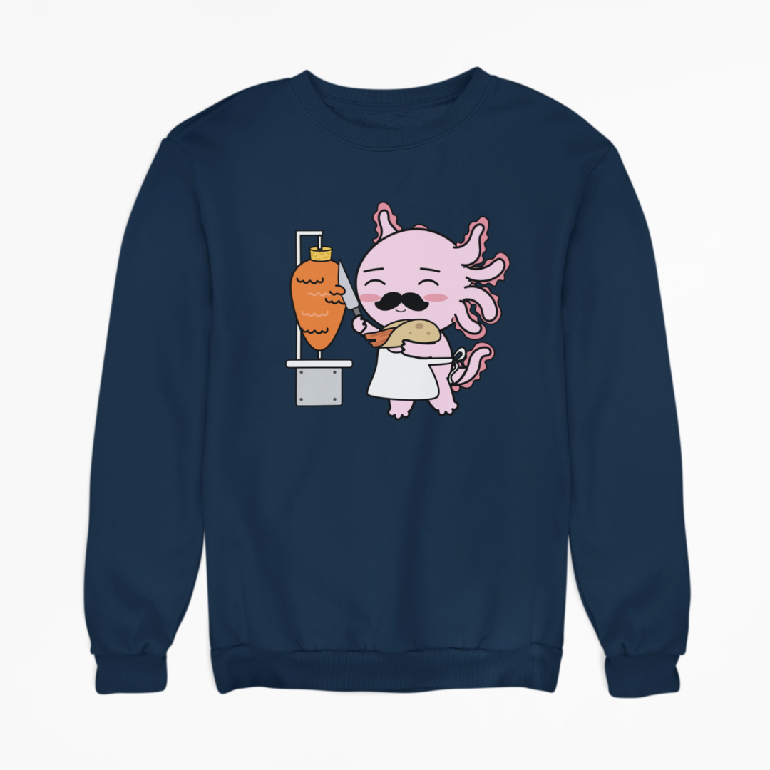 Sudadera Axolotzin Taquero Ajolote Unisex