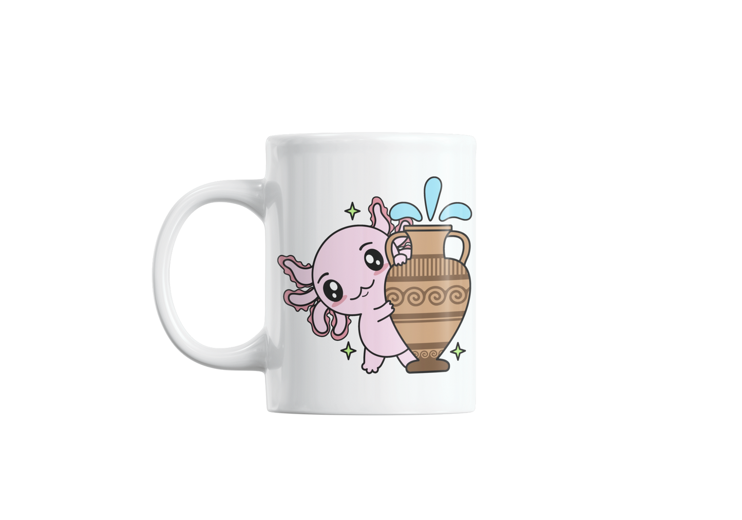 Taza Axolotzin Horóscopos Acuario Ajolote