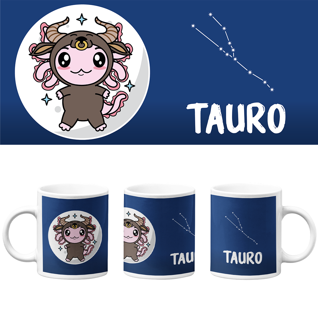 Taza Vers. 2 Axolotzin Horóscopos Tauro Ajolote