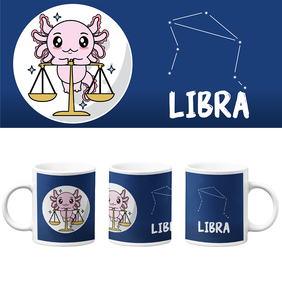 Taza Vers. 2 Axolotzin Horóscopos Libra Ajolote