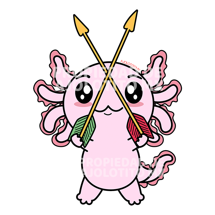 Sticker Axoloteria Las Jaras Ajolote