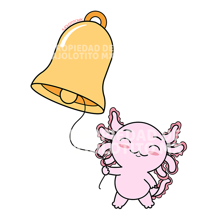 Sticker Axoloteria La Campana Ajolote