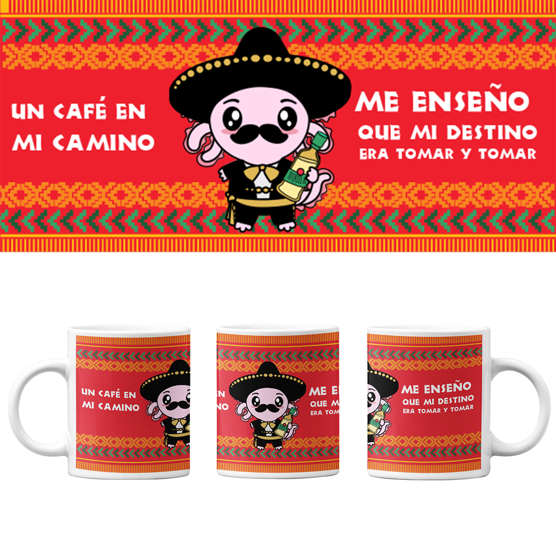 Taza Vers 2 Axolotzin Mariachi Ajolote