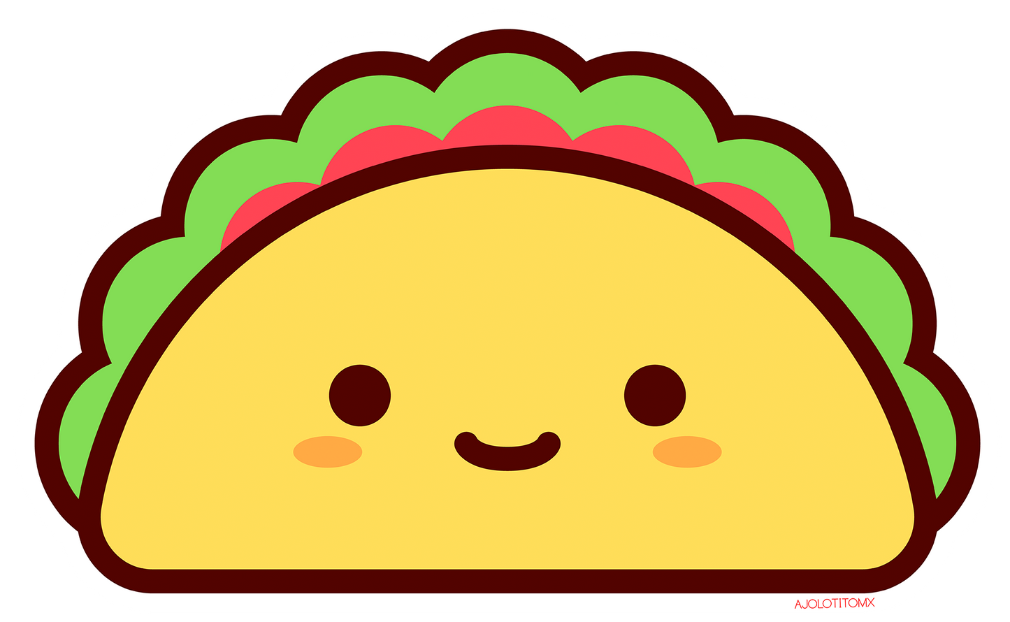 Sticker Taco