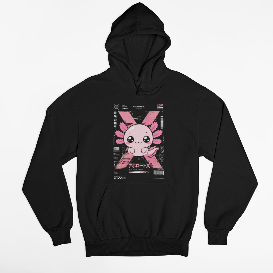 Hoodie Ajolotito Axolote-X Unisex