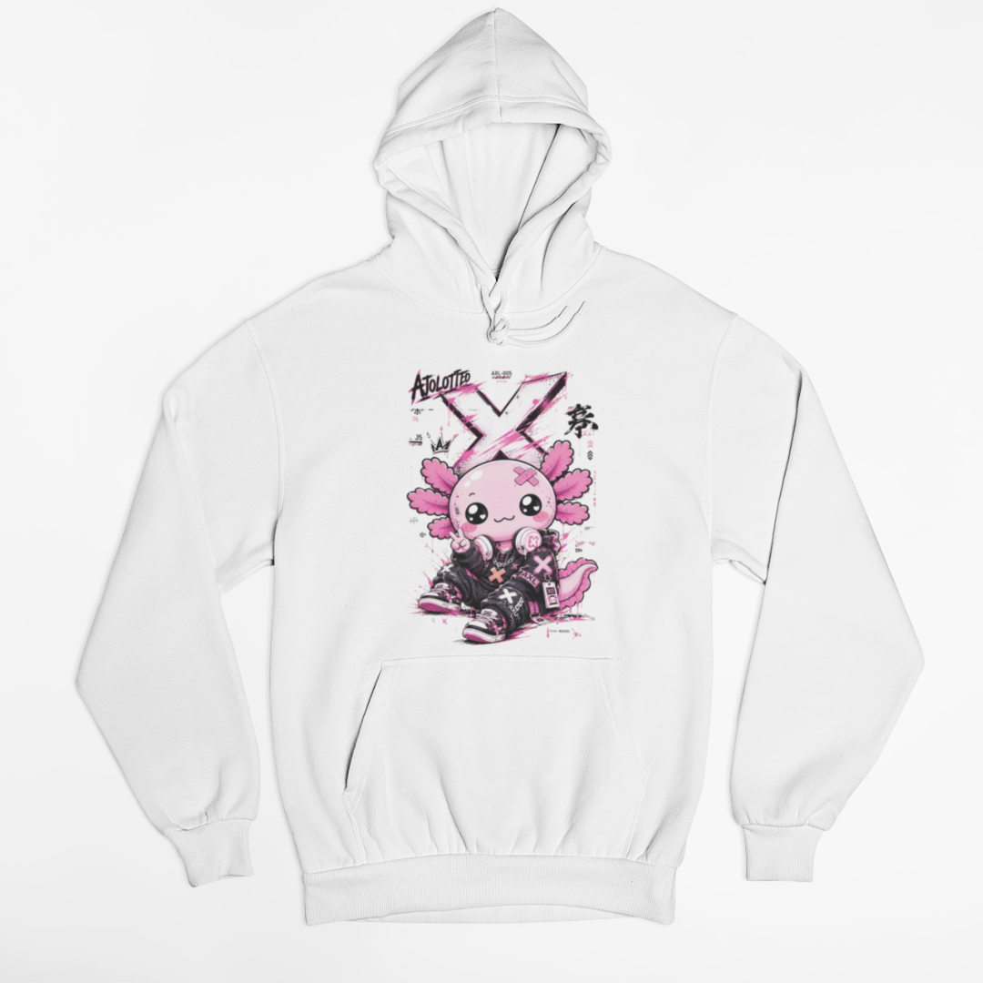 Hoodie Ajolotito Urbano Unisex