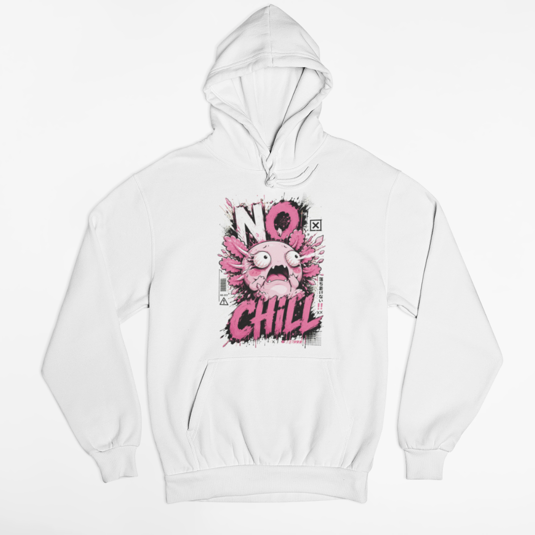 Hoodie Ajolotito No Chill Unisex