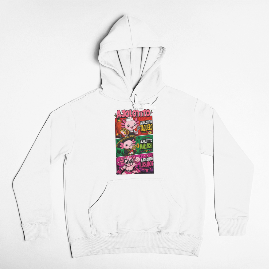 Hoodie Ajolotito Personajes Unisex